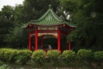 Pavillion vor dem Lotusteich BG Taiwan