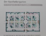 Bepflanzungsplan des Apothekergarten in Rosenheim